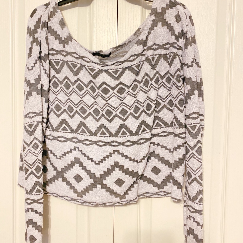 Tribal Crop Long Sleeve